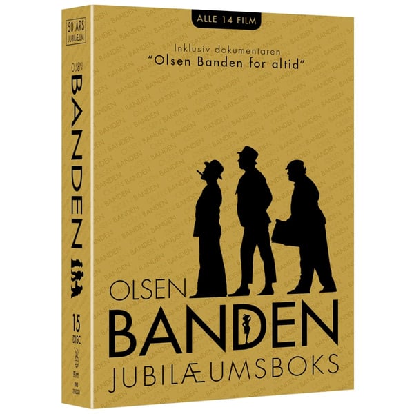 Olsen-banden: 14 film + dokumentar / Olsen Banden - 50 års Jubilæumsboks (15 DVD)
