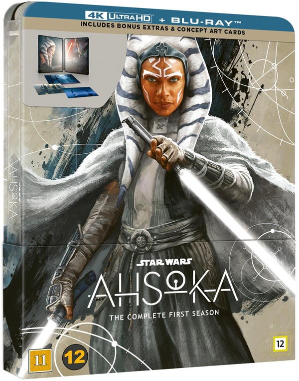 Star Wars: Ahsoka / Kausi 1 (2 4K UHD + 2 Blu-ray / Limited Steelbook)