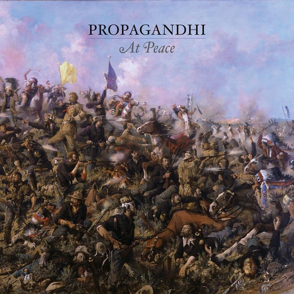 Propagandhi: At peace (Cloudy Pink & Blue) (Vinyylilevy)