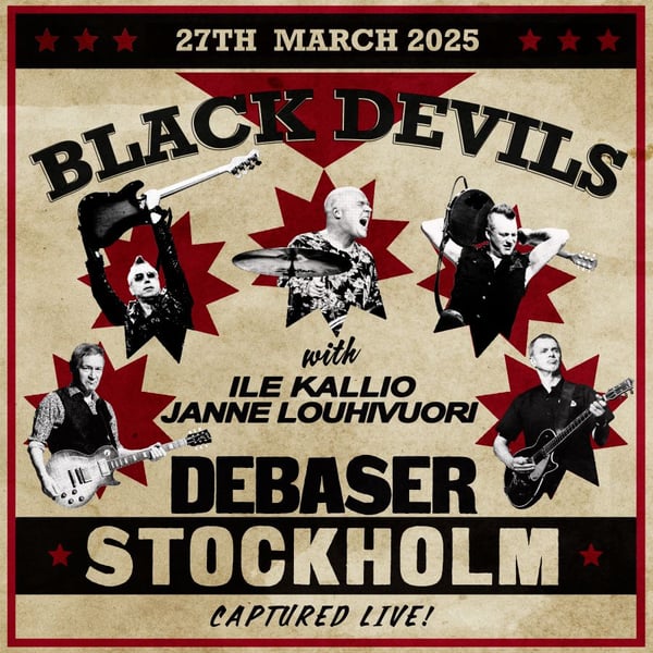 Black Devils/Janne Louhivuori: Debaser Stockholm (Vinyl LP)