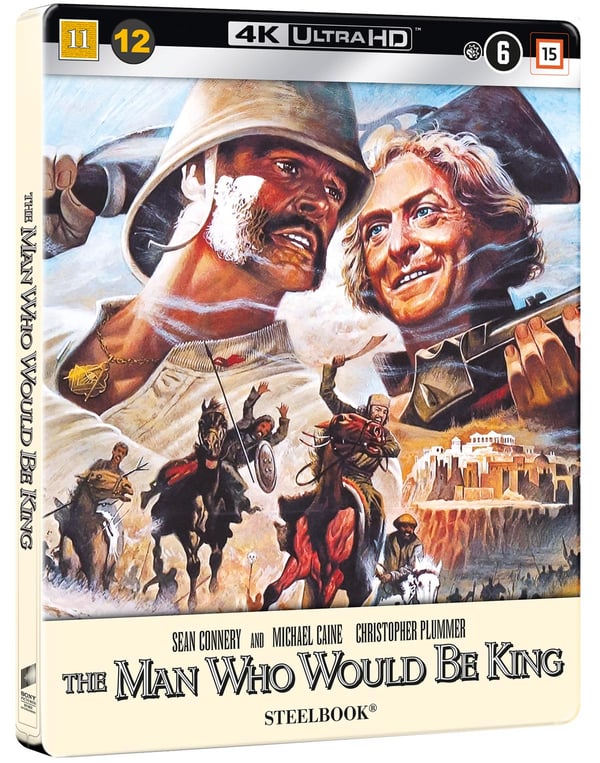 Mannen som ville bli kung / The Man Who Would Be King (4K UHD / Limited Steelbook)