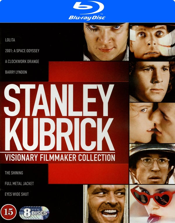 Stanley Kubrick: 7-Movie Collection / Lolita, Barry Lyndon, A Clockwork Orange m.fl (8 Blu-ray)