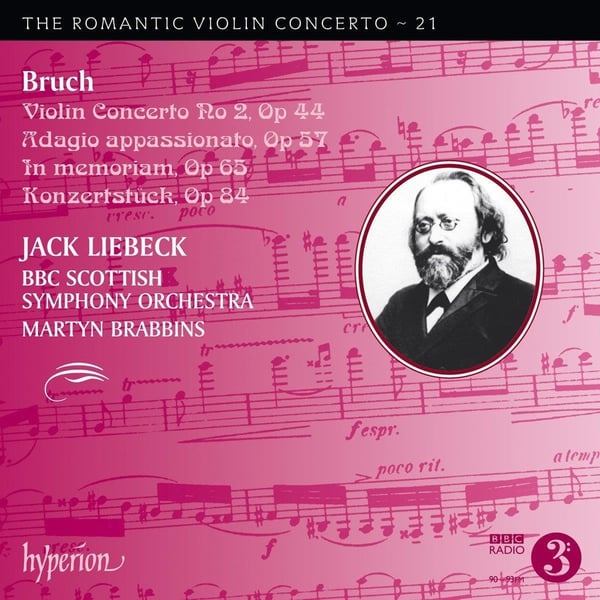 Bruch / Liebeck: Romantisk Violinkoncert 21 (CD)