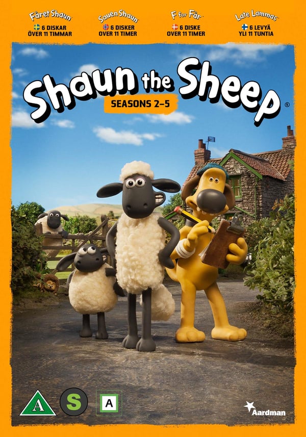 Lammas Shaun: Kausi 2-5 / Shaun the sheep - season 2-5 (6 DVD)