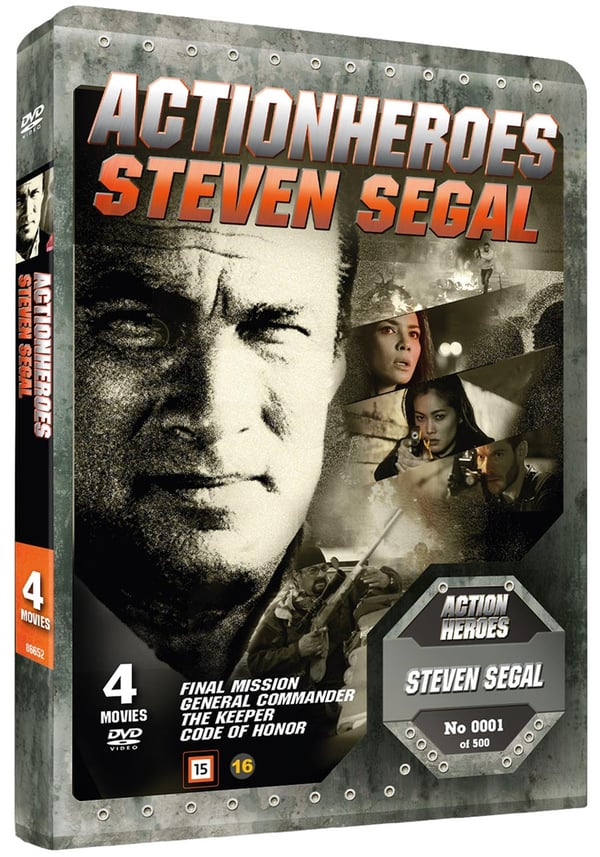Steven Seagal x 4 (4 DVD / Steelbook)