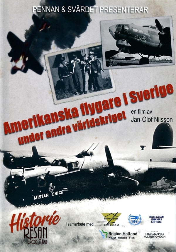 Amerikanske flyvere i Sverige under Anden Verdenskrig (DVD)
