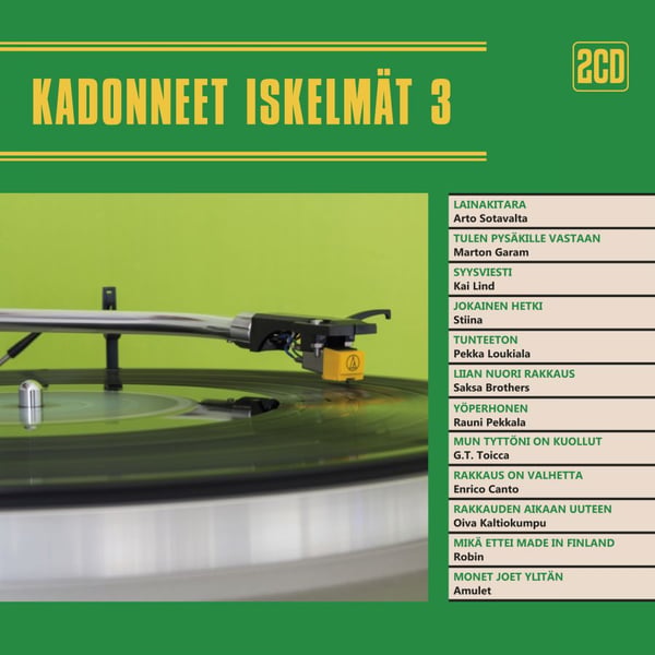 Kadonneet Iskelmät 3 (2 CD)