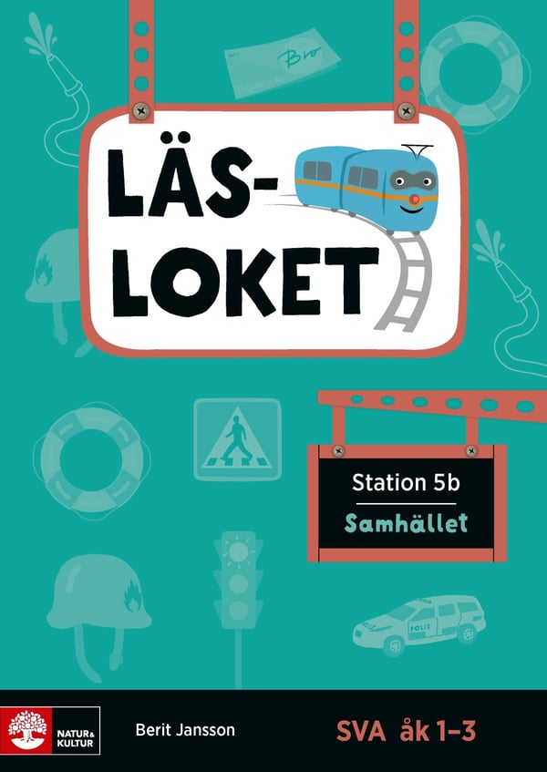 Läsloket Åk 1-3 Station 5b Samhället (Bok / Häftad)