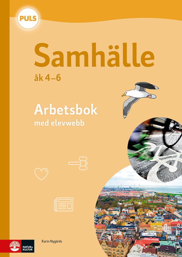 Puls Samhälle 4-6 työkirja opiskelijoiden verkkosivustolla, neljäs painos (kirja / nidottu)