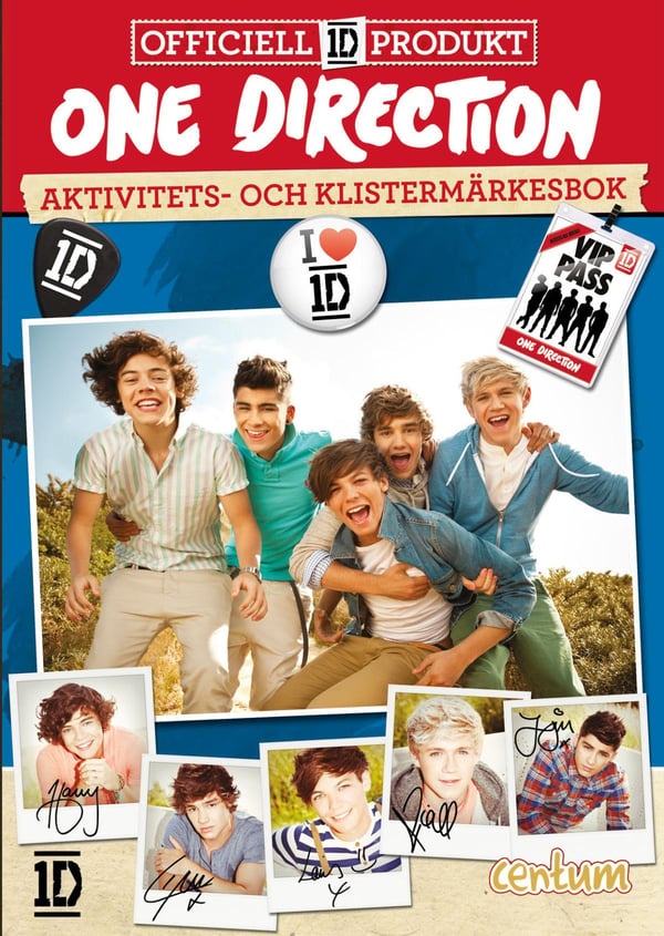 One Direction - Aktivitets- Och Klistermärkesbok (Bok / Häftad)