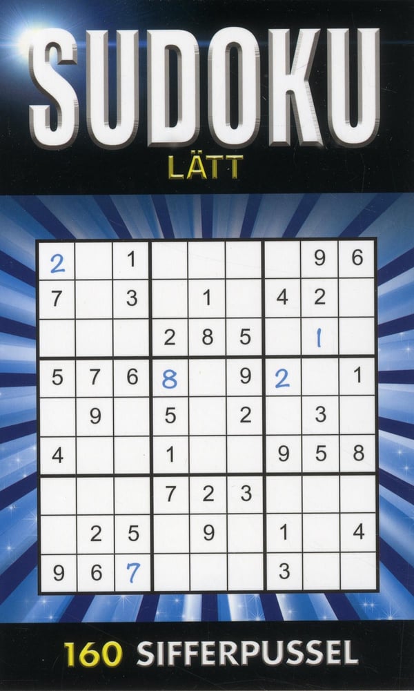 Sudoku Helppo Sininen (Kirja / Pokkari)