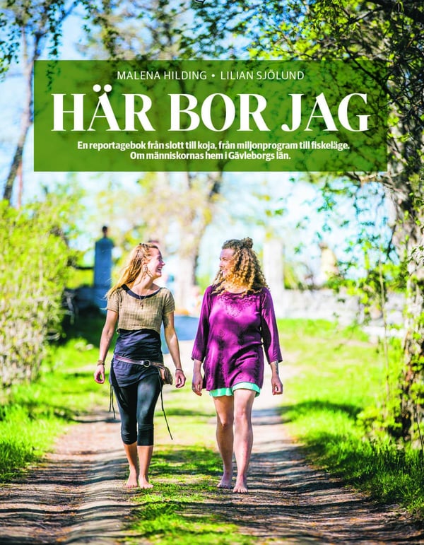Tässä minä asun - Reportaasimatka linnasta ekotaloon, miljoonaohjelmasta kalastajakylään - Koti Gävleborgin läänissä (Kirja / Sidottu)