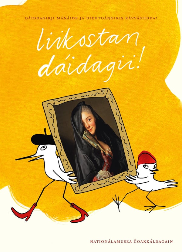 Pippi På Konst! - En Konstbok För Barn Och Nyfikna Vuxna! (Nordsamiska) (Bok / Inbunden)
