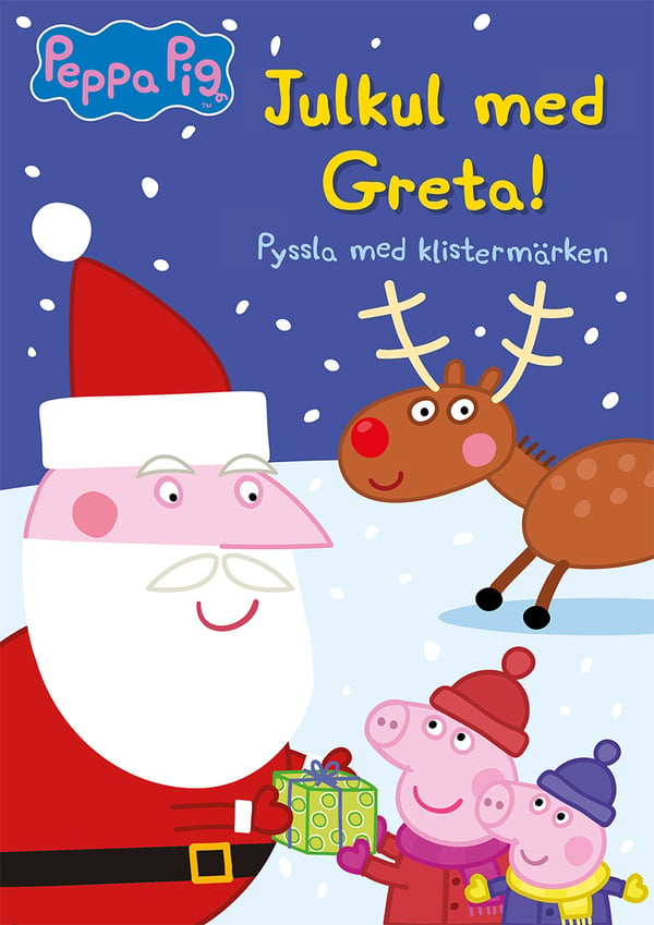 Julkul Med Greta! - Pyssla Med Klistermärken (Bok / Häftad)