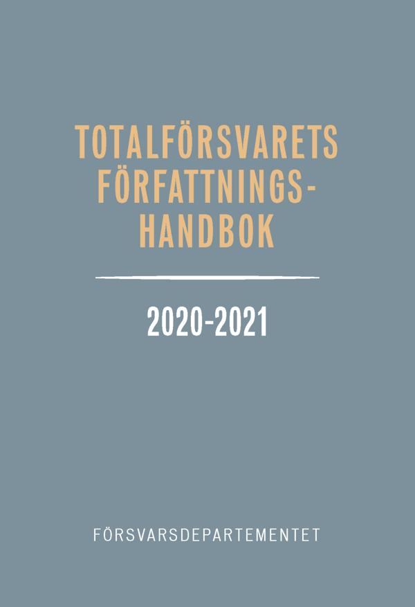 Kokonaismaanpuolustuksen säädöskäsikirja 2020/21 (Kirja / Nidottu)