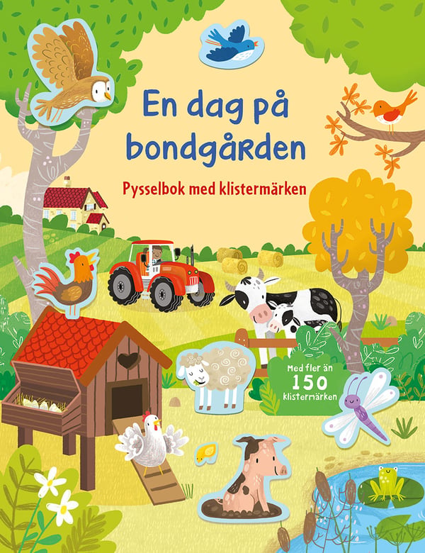 En Dag På Bondgården - Pysselbok Med Klistermärken (Bok / Häftad)
