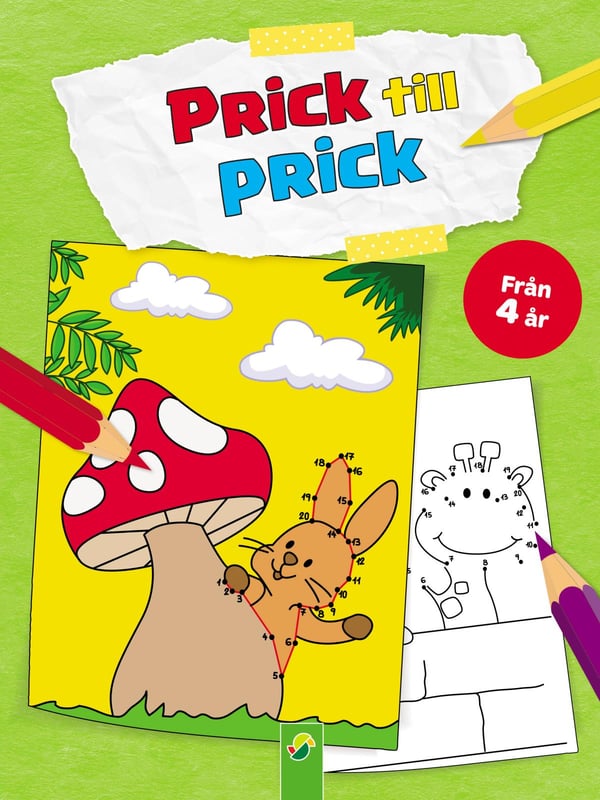 Prick Till Prick - Målarbok (Bok / Häftad)