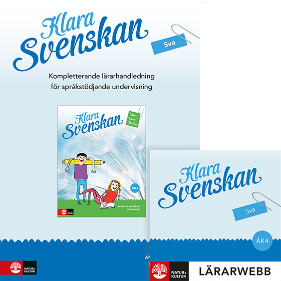 Klara Svenskan Åk 4 Kompletterande Lh För Språkstödjande Undervisning (Bok / Spiral)