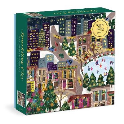 Joy Laforme Sparkling City 1000 palan foliopalapeli neliönmuotoisessa laatikossa (Kirja / Muu)