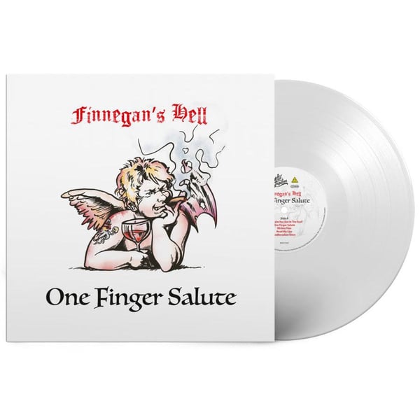 Finnegans Hell: One finger salute (Valkoinen) (Vinyyli LP)