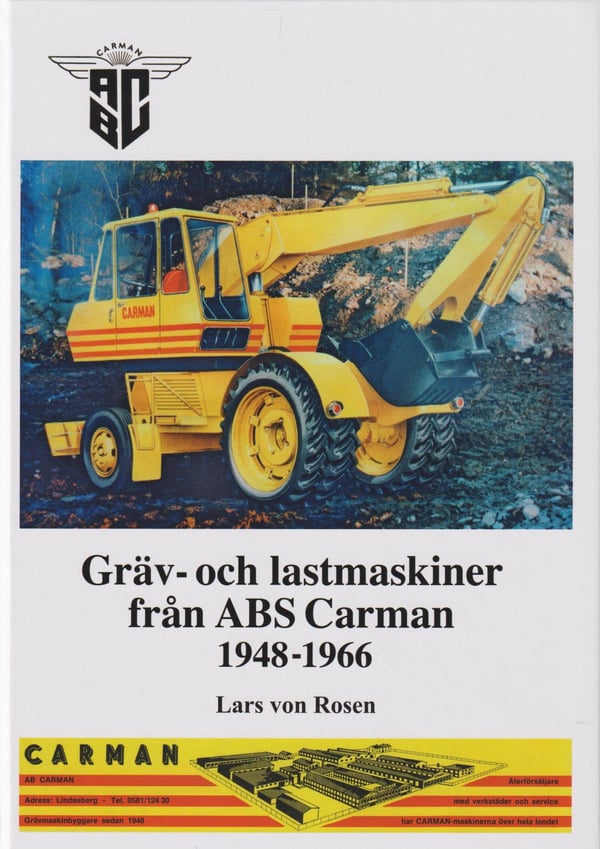 Gräv-Och Lastmaskiner Från Abs Carman 1948-1966 (Bok / Häftad)