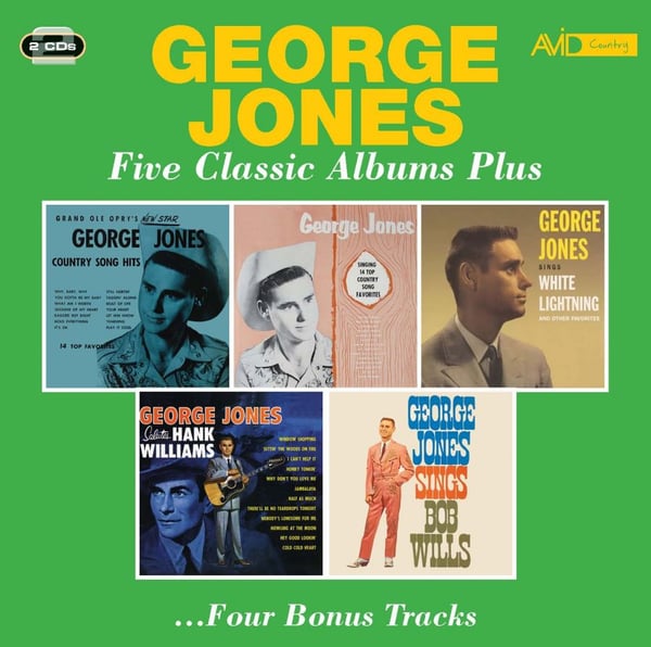 Jones George: Viisi klassista albumia sekä 1956-62 (2 CD)