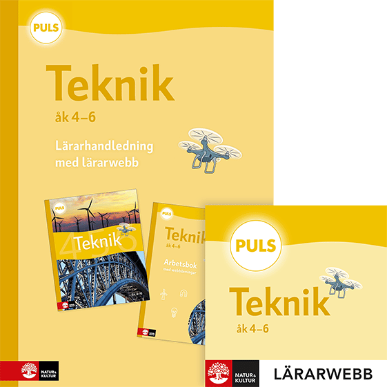 Puls Teknik 4-6 Opettajan opas opettajan verkkosivustolla, neljäs painos (Kirja / Spiraali)