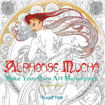 Alphonse Mucha (Art Colouring Book) (Bok / Pocket)