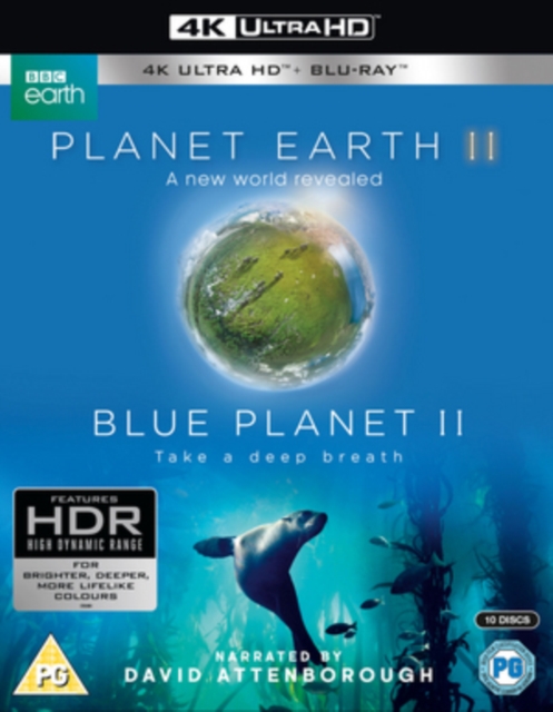 Planet Earth II/Blue Planet II (10 Blu-ray)