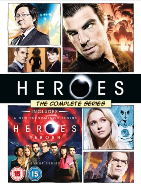 Heroes: Sæson 1-4/Heroes Reborn (27 DVD) Heroes: Sæson 1-4/Heroes Reborn (27 DVD)