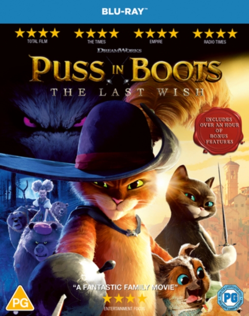 Saapasjalkakissa: Viimeinen toive (Blu-ray)