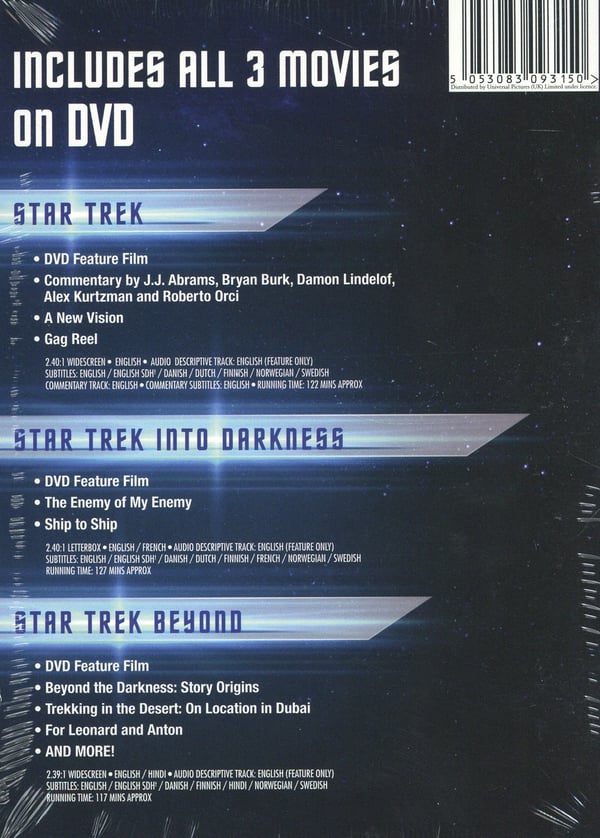 Star Trek / 3-Movie Collection (3 DVD)
