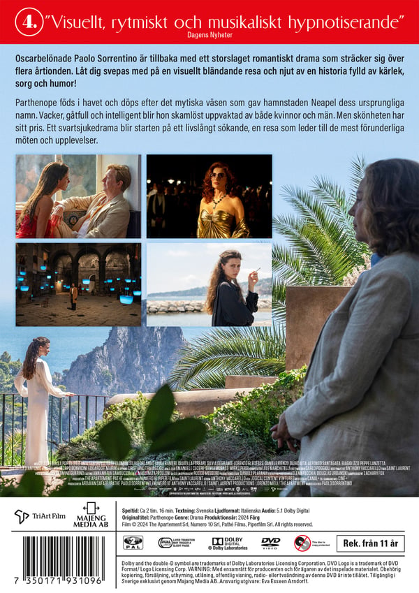 Parthenope: Napolin sydän (DVD)