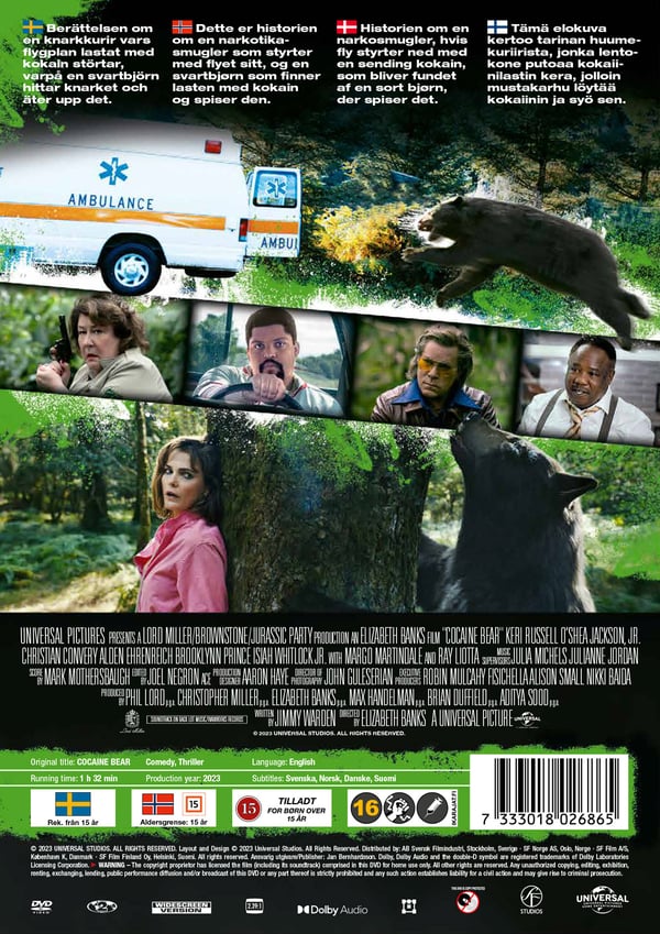 Cocaine Bear (DVD)