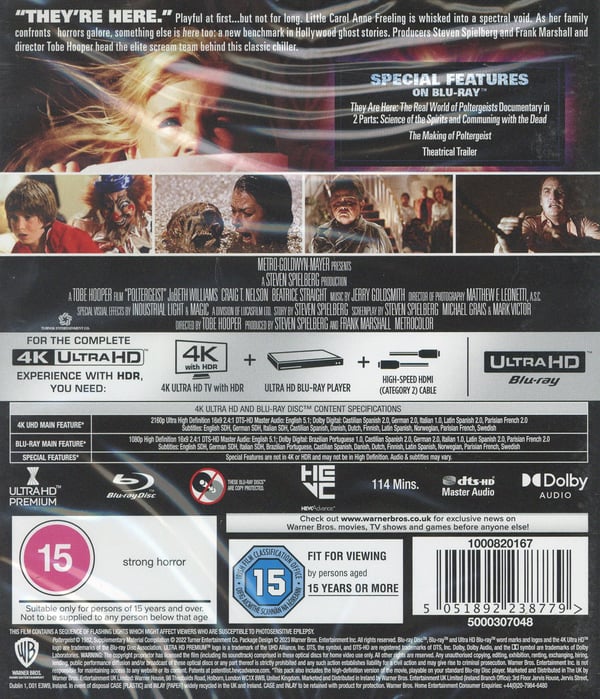 Poltergeist (4K UHD + Blu-ray)