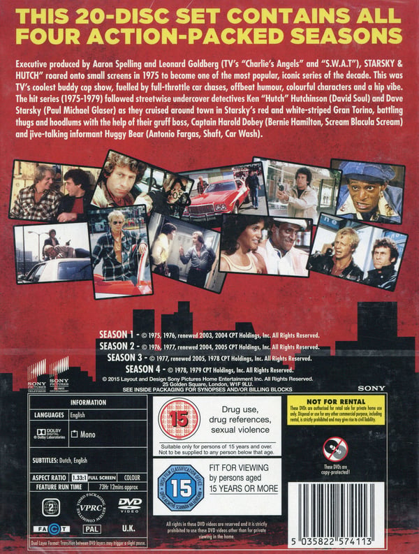 Starsky & Hutch / Komplet samling (20 DVD)