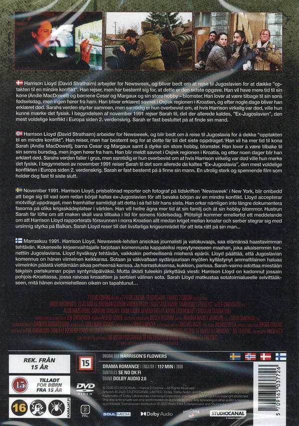 Harrison`s Flowers (DVD)