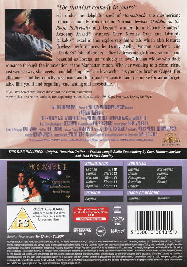 Mångalen / Moonstruck (DVD)