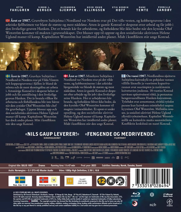 Sulis 1907 - Oprøret (Blu-ray)
