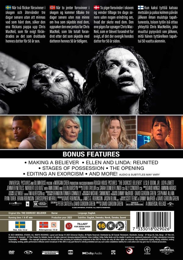 Exorcisten: Believer / The Exorcist: Believer (DVD / Collector's Edition)