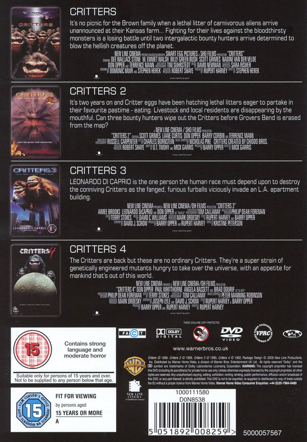 Critters 1-4 (4 DVD)