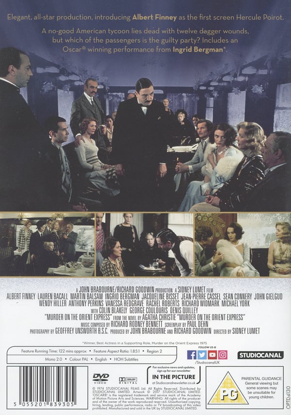 Murder on the Orient express (DVD)