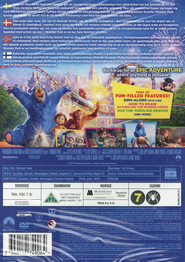 Drömparken / Wonder Park (DVD)