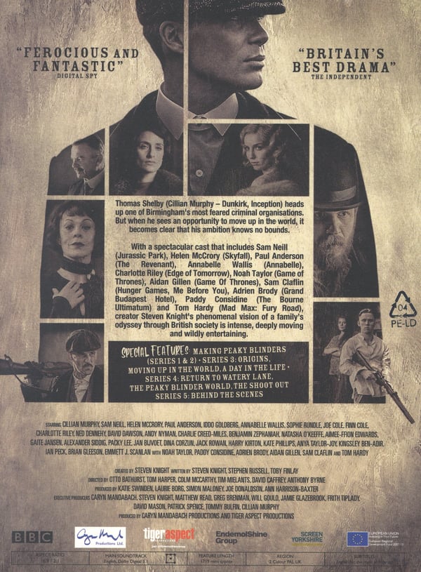 Peaky Blinders / Sæson 1-5 (10 DVD)
