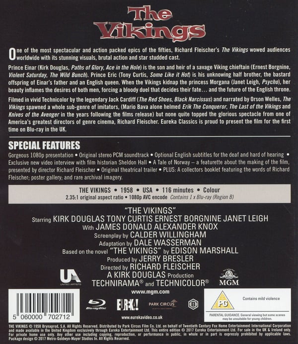 Vikingarna / The Vikings (Blu-ray)
