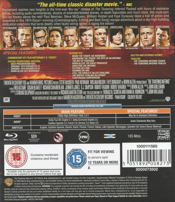 Skyskrapan brinner / Towering Inferno / Towering Inferno (Blu-ray)