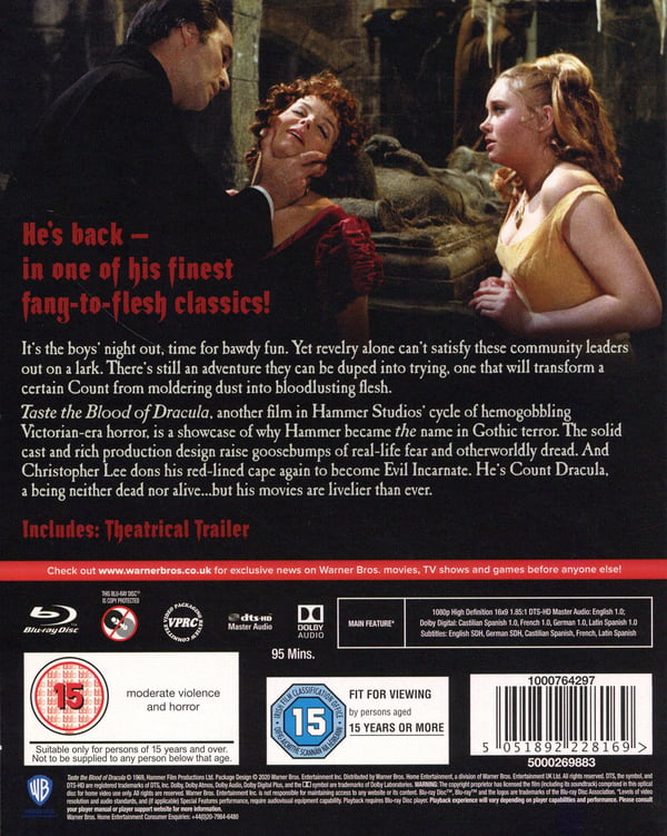 Blodsmak: Dracula / Taste the Blood of Dracula (Blu-ray)