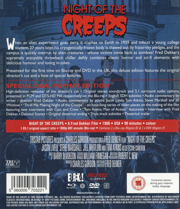 Night of the Creeps (Blu-ray + DVD)