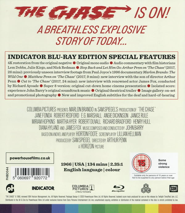 Den djävulska jakten / The Chase / The Chase (Blu-ray)