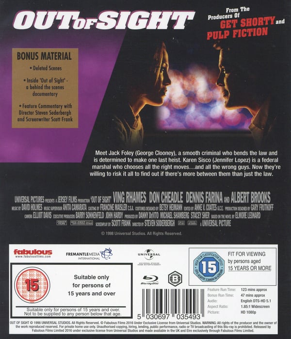 Out of sight (Blu-ray)